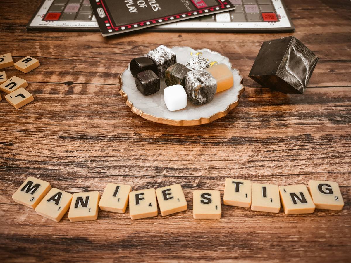Scrabble tiles | Crystal tumbles
